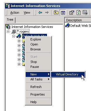 Microsoft Iis 5 Virtual directory