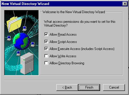 Microsoft Iis 4 virtual directory wizard permissions